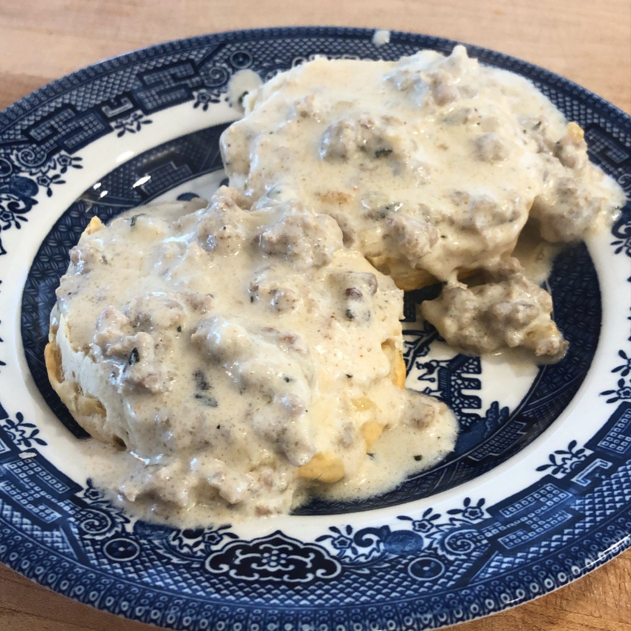 Sausage Gravy & Biscuits
